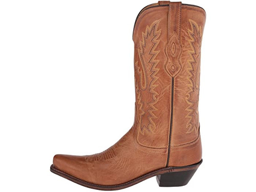 LF1529 Womens Old West Snip Toe Western Boot Tan - Brantleys