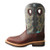 MLCAW01 Mens Ally Toe Lite Western Work Boot Waterproof Brown/Blue