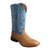 MRS0062 Mens Twisted X Ruff Stock Western Boot Tan/Sky Blue