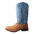 MRS0062 Mens Twisted X Ruff Stock Western Boot Tan/Sky Blue