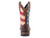 RD4414 Womens Durango Lady Rebel Patriotic Flag Western Boot Square Toe Brown