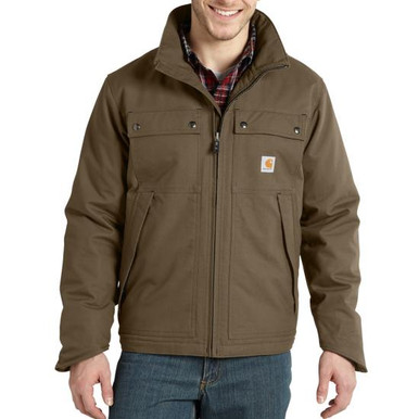 Carhartt ブラウンジャケット 101492 Carhartt Men's Traditional Jefferson Quick Duck Jacket