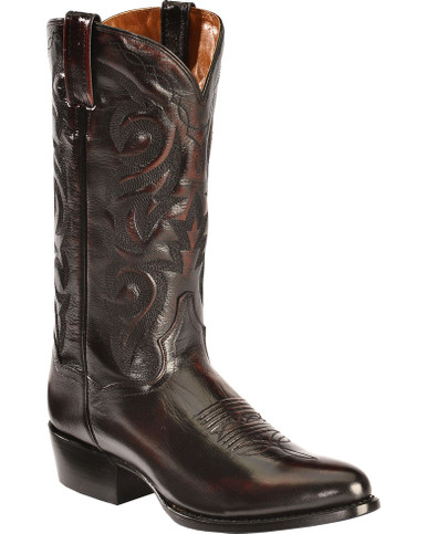 DP2112 Dan Post Mignon Black Cherry Leather Boots - Brantleys