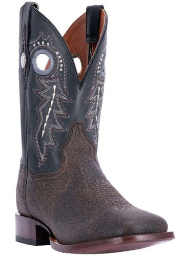 DP3974 Mens Dan Post Badlands Western Boot with Bison Foot  display picture 1
