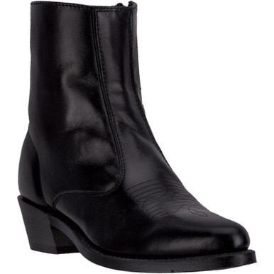 62001 Mens Laredo Long Haul Zipper Western Boot Black - Brantleys