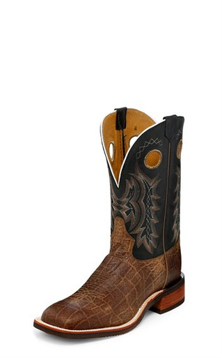 7971 Mens Tony Lama Creedance Black Elephant Print Western Boot