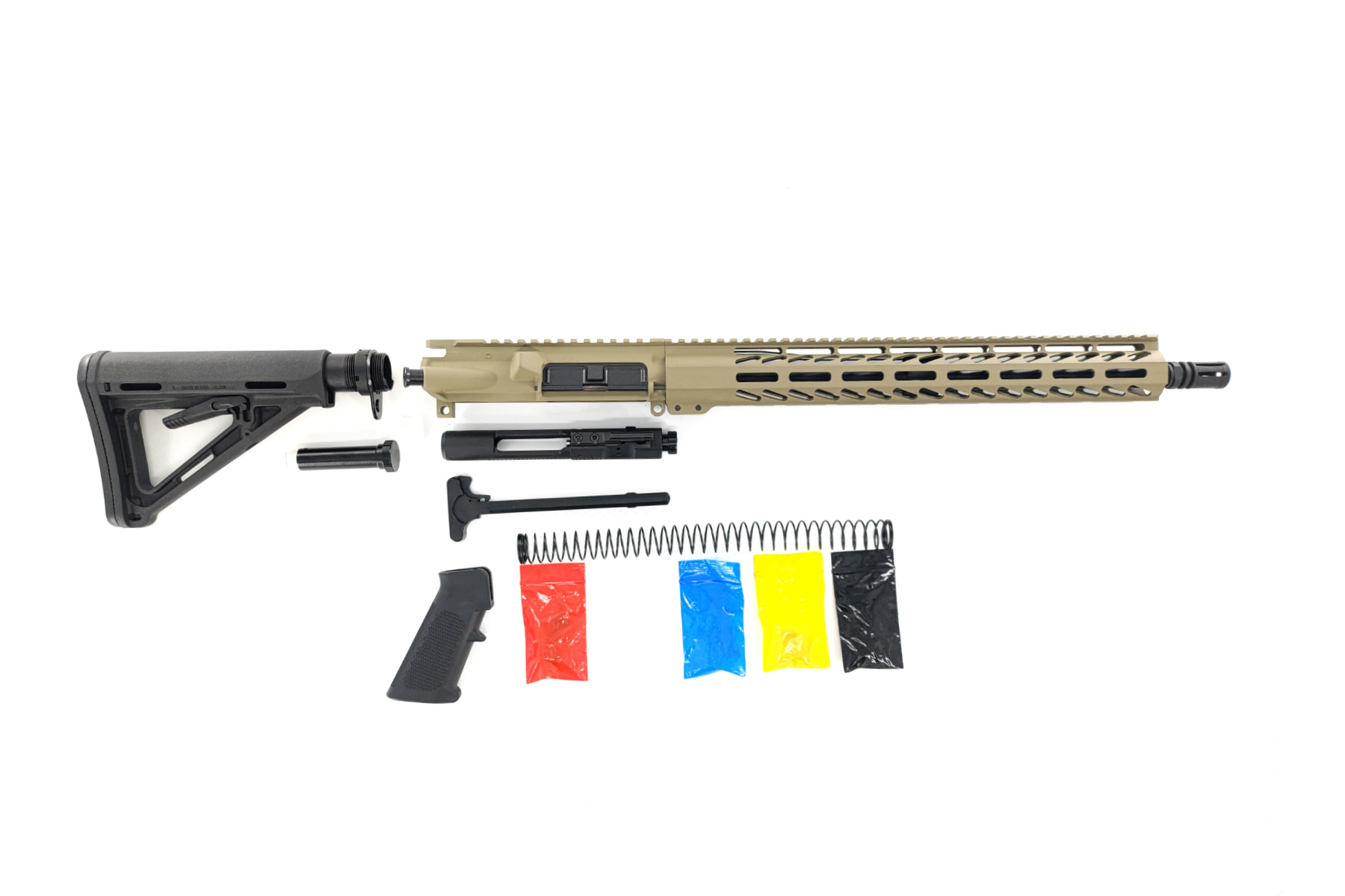 AR15 Rifle Kit FDE 16 Barrel, 15 Handguard Magpul
