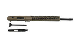 .308 CERAKOTE FDE UPPER ASSEMBLY 16" PHOSPPHATE BARREL, 15" KEYMOD RAIL