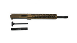 9MM BURNT BRONZE UPPER ASSEMBLY 16″ PHOSPHATE BARREL, 12” KEYMOD RAIL