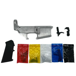 AR-15 80% Lower receiver + Lower Parts Kit - RAW