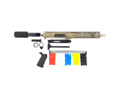 AR-15 Pistol Kit, -( NO LOWER )-Cerakote FDE 10.5″ Stainless Barrel, 10″ Handguard, Magpul Grip