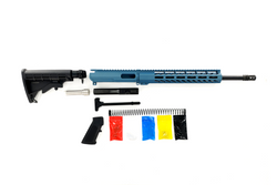 9MM Rifle Kit, Cerakote Blue 16″ Phosphate Barrel, 12" Rail Handguard