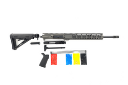 .300 Blackout Rifle Kit, -( NO LOWER )- Cerakote Tungsten 16″ Phosphate Barrel, 12″ Rail Handguard, Magpul Stock & Grip