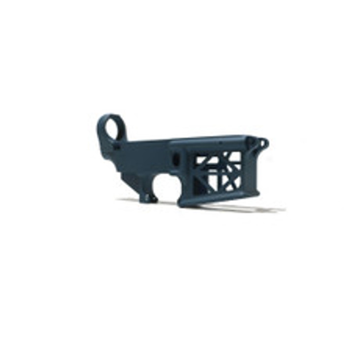 Looking for a way to upgrade your AR-15's style? Our titanium blue skeleton lower receiver is the perfect choice. Its durable construction and eye-catching finish make it the perfect accessory for any shooter looking to elevate their firearm's appearance. Looking for a way to upgrade your AR-15's style? Our titanium blue skeleton lower receiver is the perfect choice. Its durable construction and eye-catching finish make it the perfect accessory for any shooter looking to elevate their firearm's appearance.