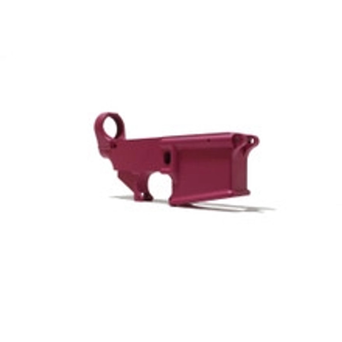 Upgrade your rifle to new heights with the best AR-15 Lower Receiver in Pink finish. Our high-quality and reliable receiver not only looks great but also provides top-tier performance on the range. Upgrade your rifle to new heights with the best AR-15 Lower Receiver in Pink finish. Our high-quality and reliable receiver not only looks great but also provides top-tier performance on the range.