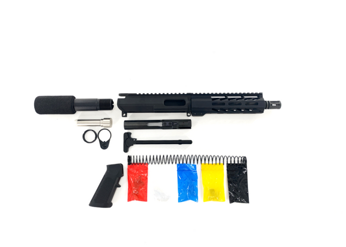 9MM Pistol Kit, 7.5″ Phosphate Barrel, 7″ Keymod Rail-( NO LOWER )-