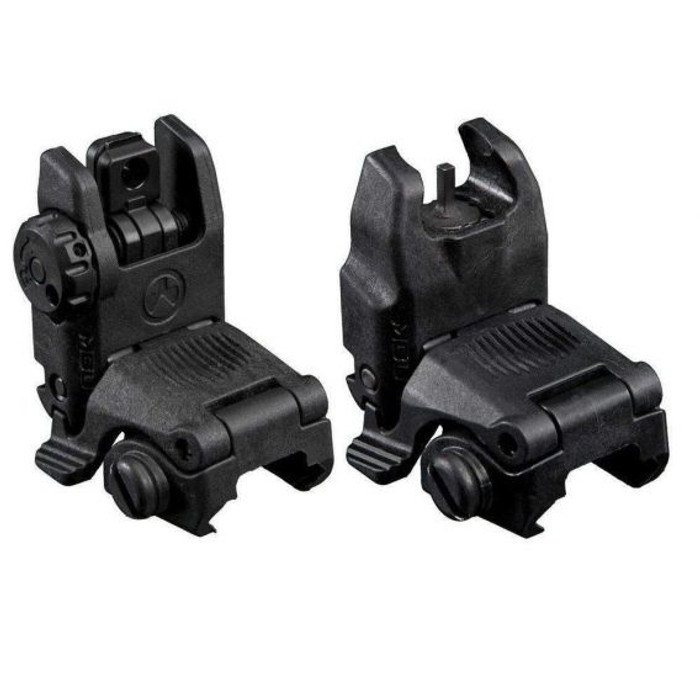 MAGPUL AR-15/M16 MBUS GEN 2 FRONT & REAR FLIP SIGHTS SET-Black