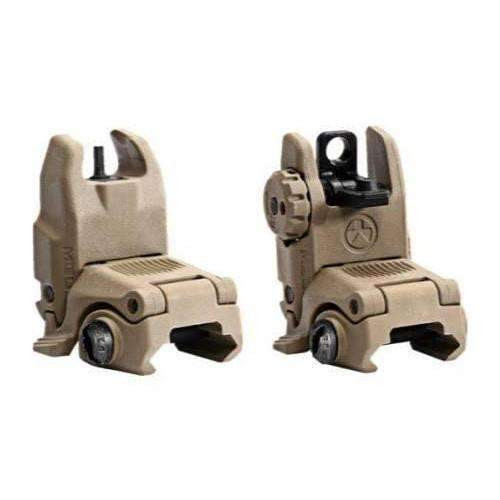 Magpul MBUS Gen 2 FDE Flip Sight Set | Front & Rear AR-15