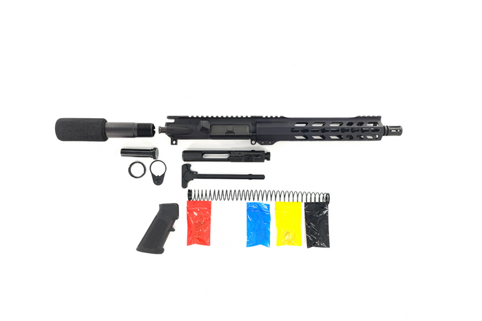 .300 Blackout Pistol Kit, -( NO LOWER )-Black 10.5″ Phosphate Barrel, 10″ Rail Handguard