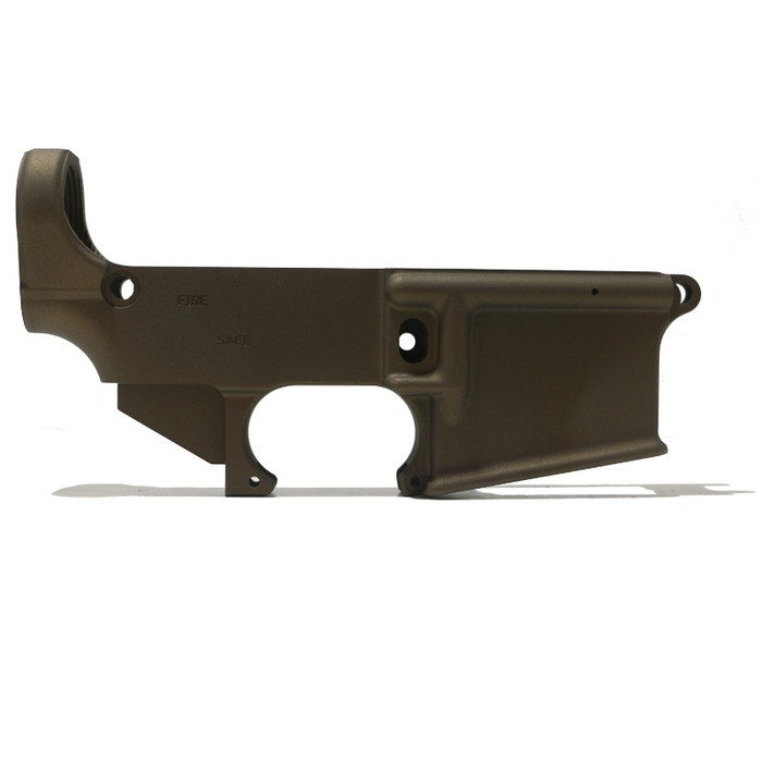 AR-15 Cerakote Burnt Bronze 80% Lower Receiver AR-15 Cerakote Burnt Bronze 80% Lower Receiver