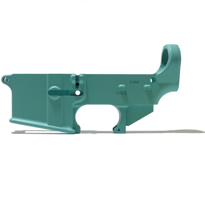 AR-15 Tiffany Blue Cerakote-Coated 80% Lower Receiver AR-15 Tiffany Blue Cerakote-Coated 80% Lower Receiver