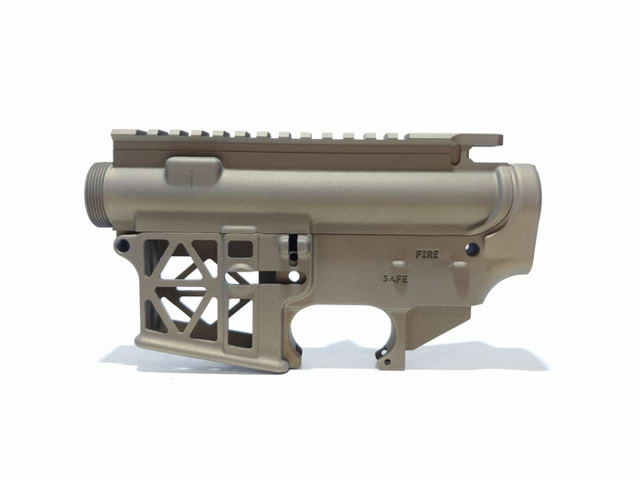 AR-15 Skeleton 80% Lower and Upper Bronze Cerakote AR-15 Skeleton 80% Lower and Upper Bronze Cerakote