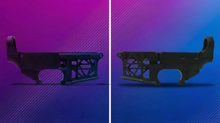 AR-15 Skeleton BLACK 80% Lower