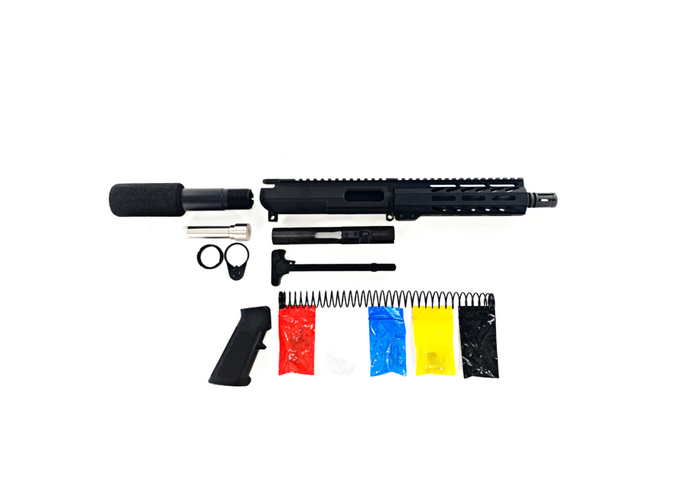 9MM Pistol Kit, 7.5″ Phosphate Barrel, 7″ Rail