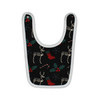 Skeleton Reindeer christmas bib