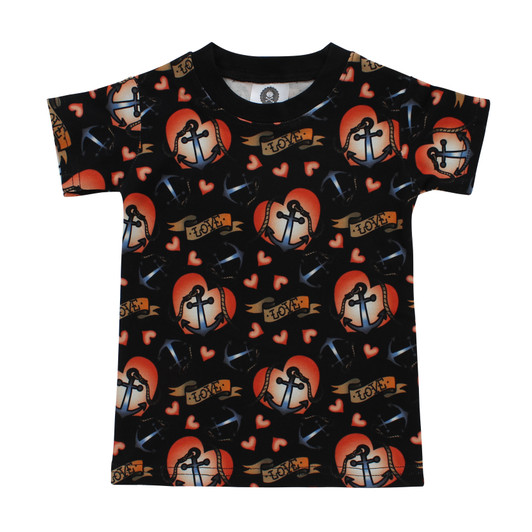 Tattoo Anchors kids T-shirt