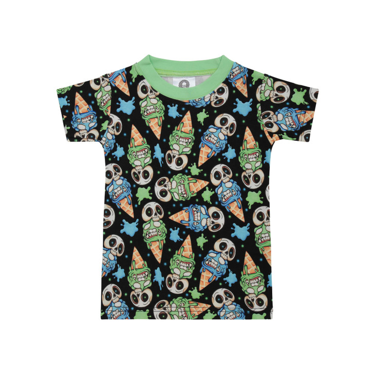 Ice cream skull print kids T-shirt