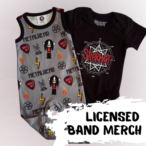 goth baby dress, alternative girls dress, metal kid