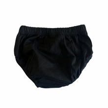 Black cotton baby bloomers