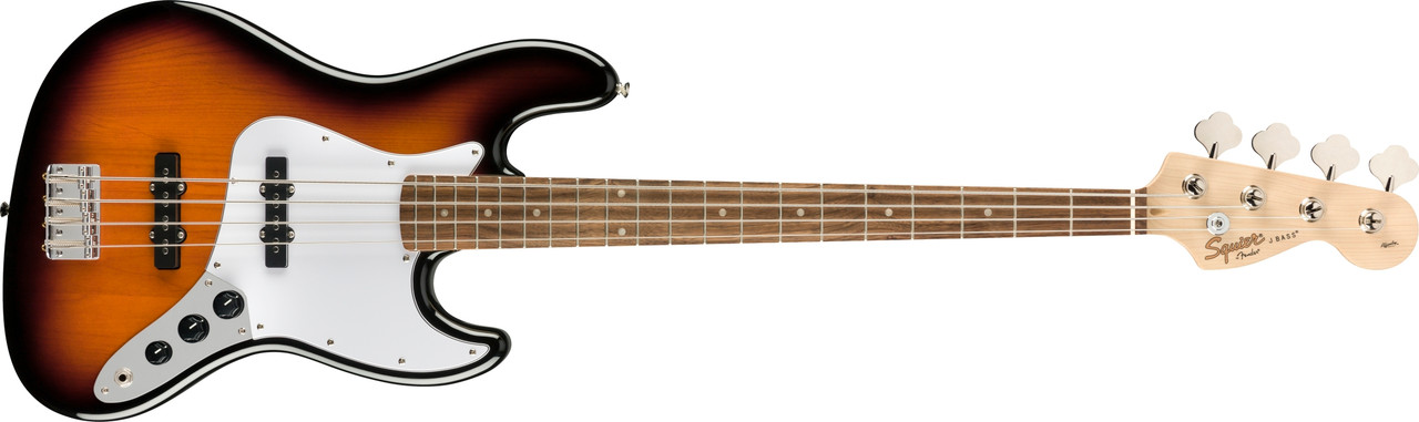 Squier AFFINITY SERIES™ JAZZ BASS® 2020 Brown Sunburst - Limelight