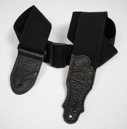 Franklin 2'' Cotton Stich Two-Ply Glove Leather Ends/Black/Black End