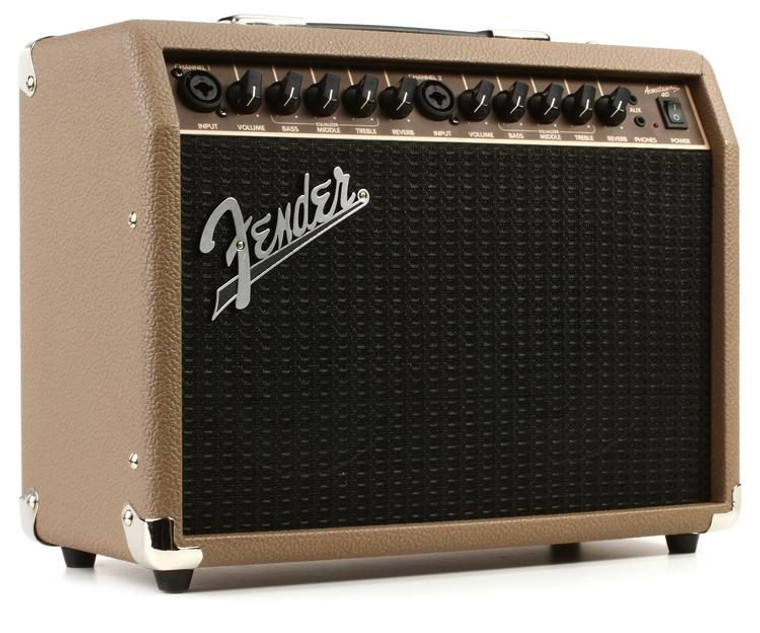 Fender ACOUSTASONIC™ 40 2020 Brown and Wheat