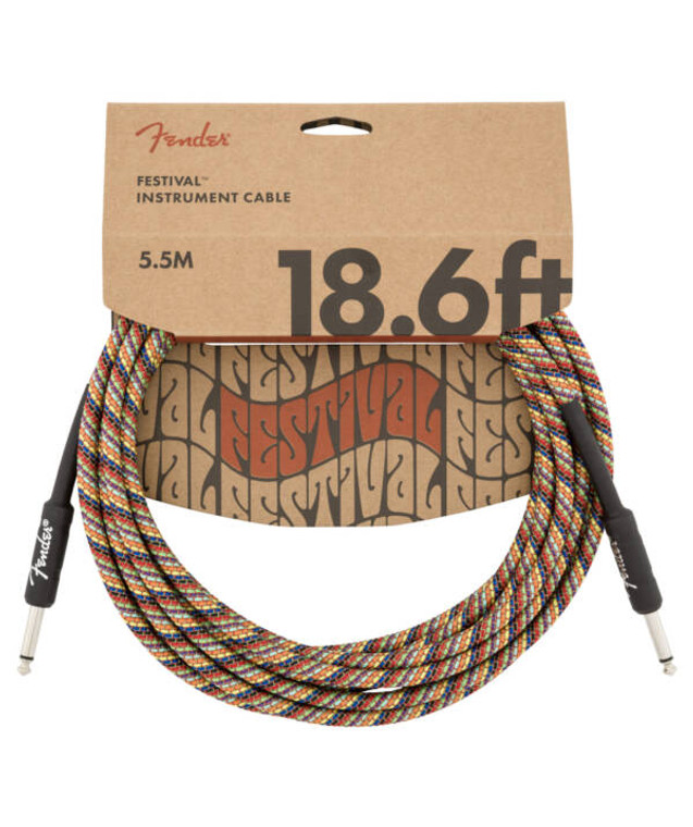 Fender FESTIVAL INSTRUMENT CABLE, RAINBOW Rainbow