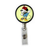 Skellie Mouse Heavy Duty Steel Cord Badge Reel