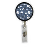 White Flowers Heavy Duty Steel Cord Badge Reel