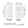 Wong-Baker FACESÃ¢â€žÂ¢ Pain Rating Scale 3" by 5" Pocket Card