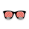 X-Ray Vision Glasses Decal