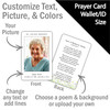 Custom Prayer Card Wallet Size