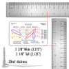 12 Lead STEMI Tool w/ Corresponding Vessels Chart Badge Card