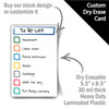 Custom Dry Erase To Do List
