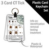 Connecticut Tick Reference Keychain