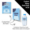 Custom Bluey Birthday Party Pack of 20- A2 (4.25x5.5) Invitations, Thank You Cards, and Envelopes
