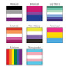 Badge Buddy Topper Pronoun Pack - 11 Pronoun Toppers & 1 Pride Flag Topper Badge Buddy Topper Pronoun Pack - 11 Pronoun Toppers & 1 Pride Flag Topper