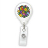 Colorful Flowers Badge Reel