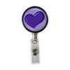 Double Hearts Heavy Duty Steel Cord Badge Reel