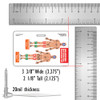 Lund and Browder Chart Badge Card